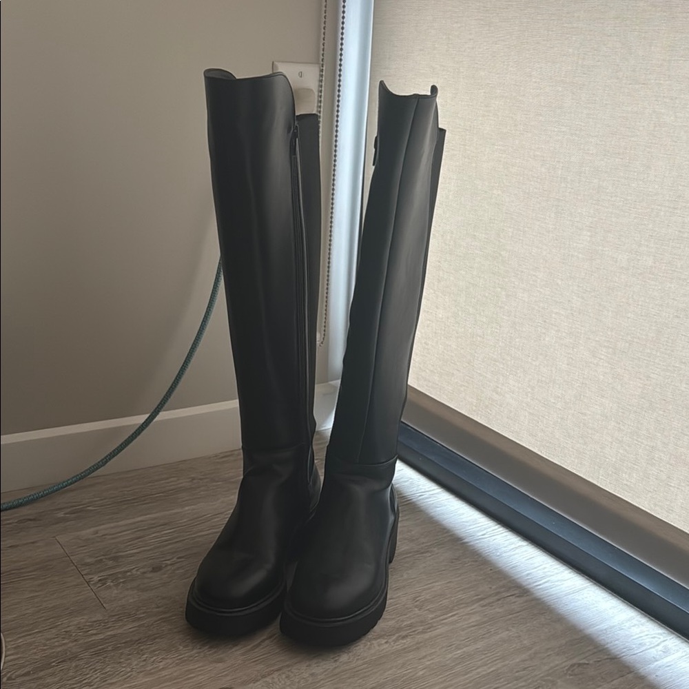 Steve Madden Black Over the Knee Boots